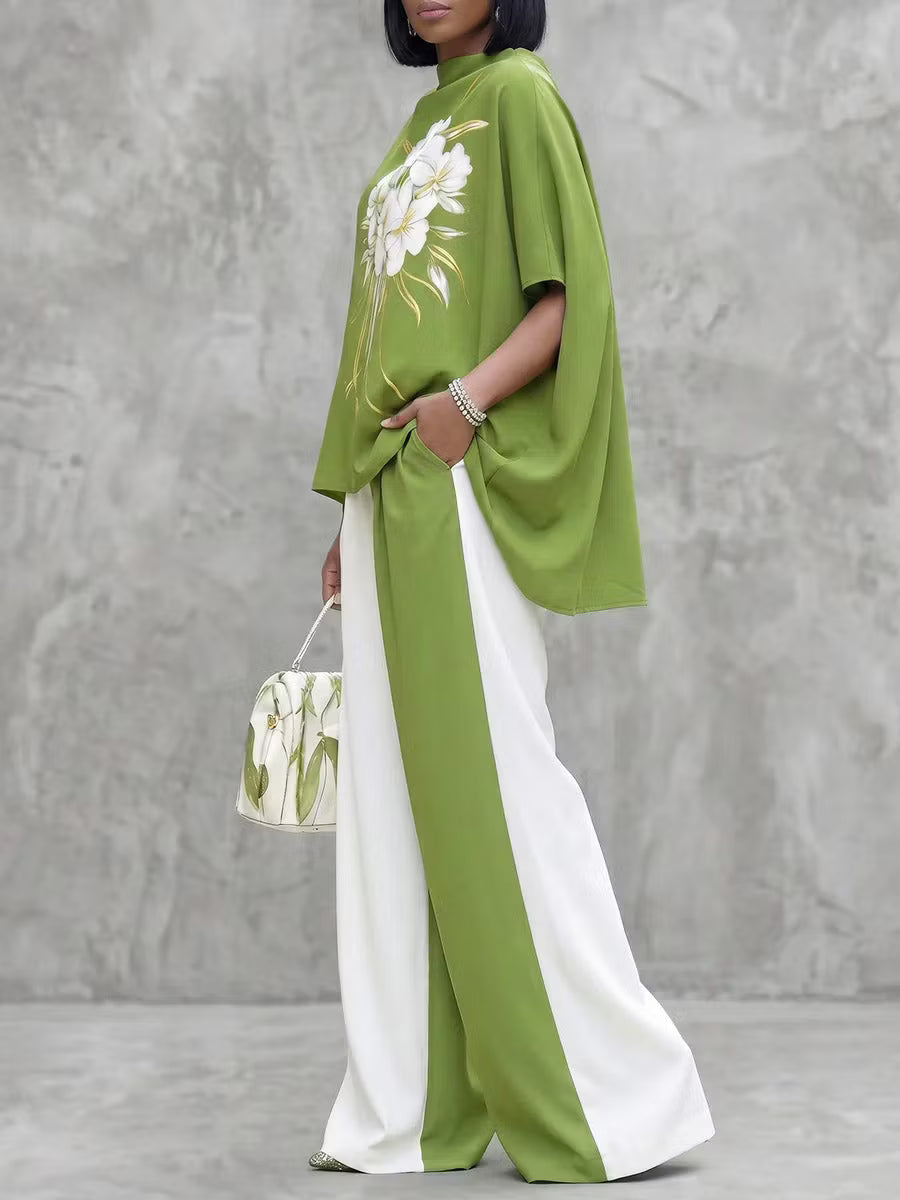 Completo due pezzi da donna in cotone