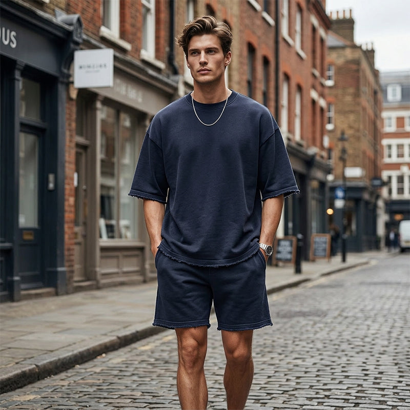 Completo sportivo da uomo senza maniche – Vestibilità comoda e traspirante