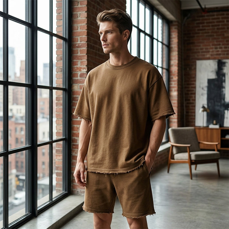 Completo sportivo da uomo senza maniche – Vestibilità comoda e traspirante