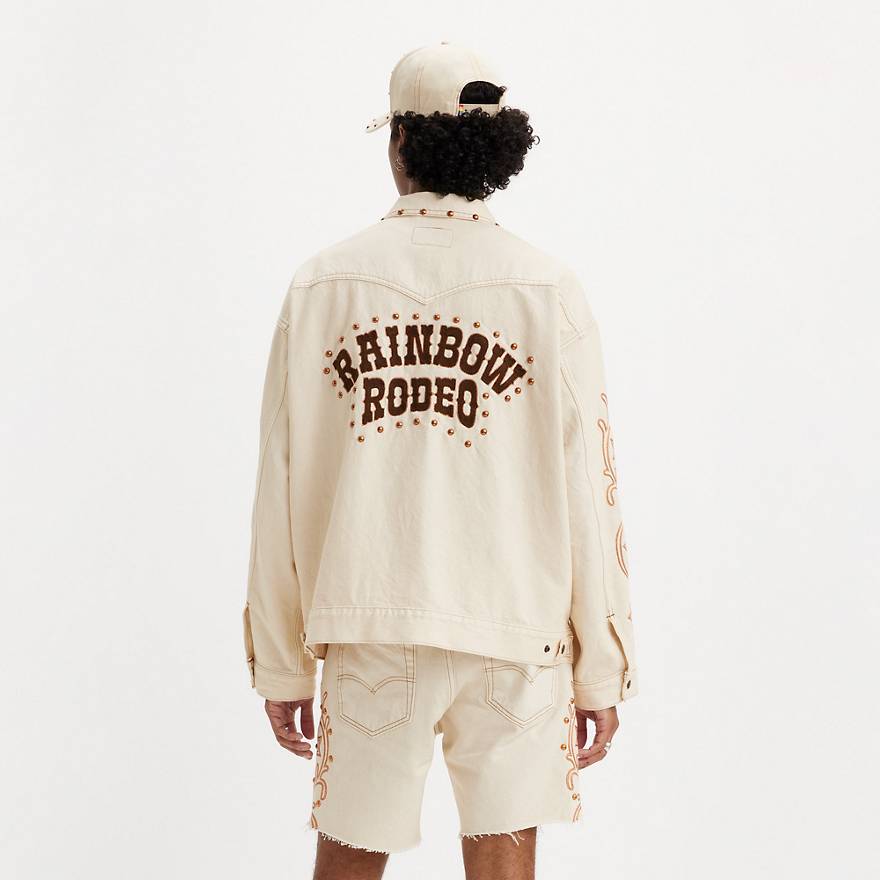 COMPLETO Levi's® Pride Giacca Trucker Western Liberation & Pride 501® '93 Cut-off Shorts — vista 1