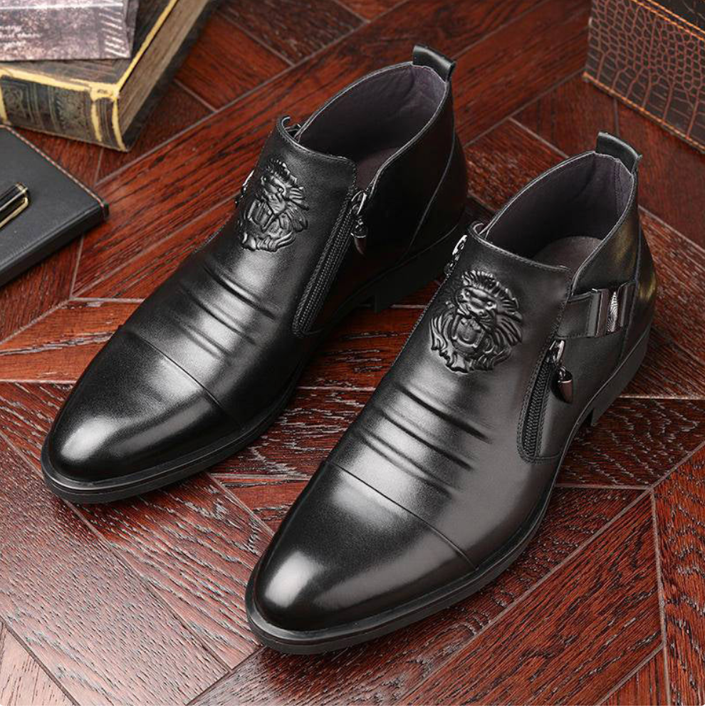 scarpe eleganti lion in puro cuoio