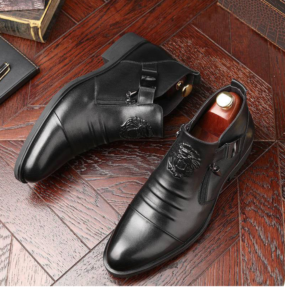 scarpe eleganti lion in puro cuoio