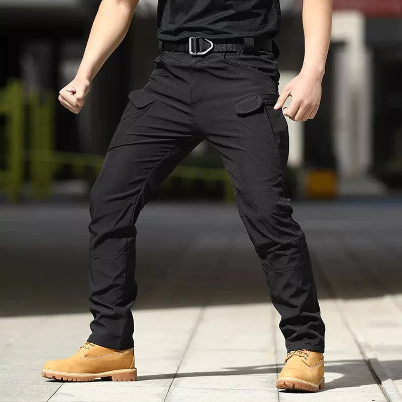 Pantaloni cargo durevoli con cintura