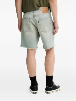 Levi's Shorts denim Pride 468 con orlo sfrangiato — vista 3