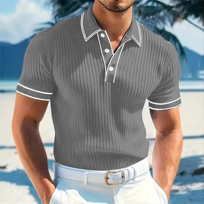 Polo Hénry in cotone elastico